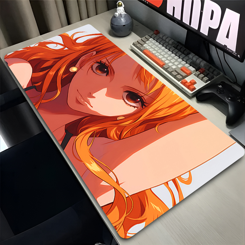 Laptop Accessories For Gaming - Mouse Pad Kawaii One Piece Nami