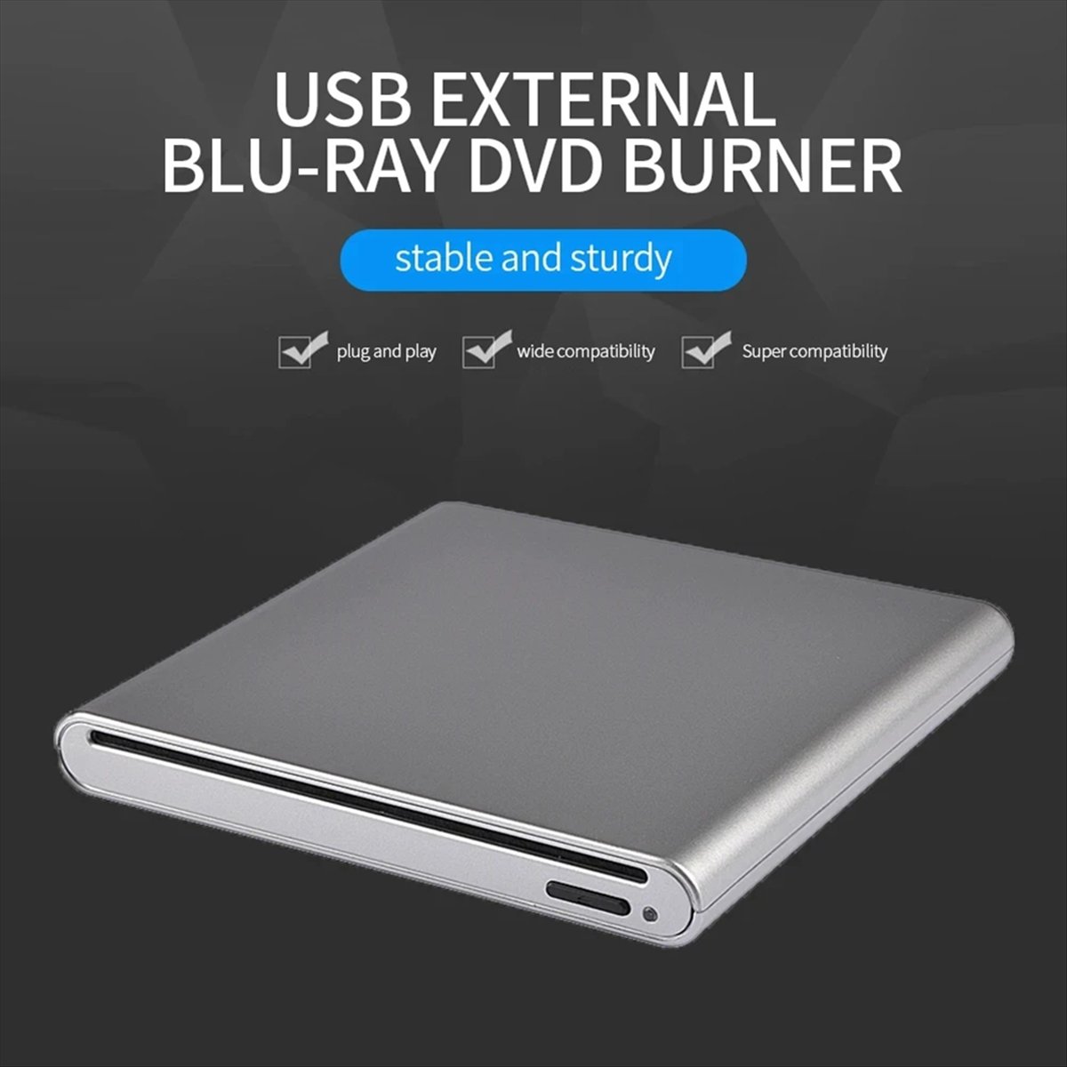 Laptop Accessories Bd - DT77 Unidade Óptica Externa de Alta