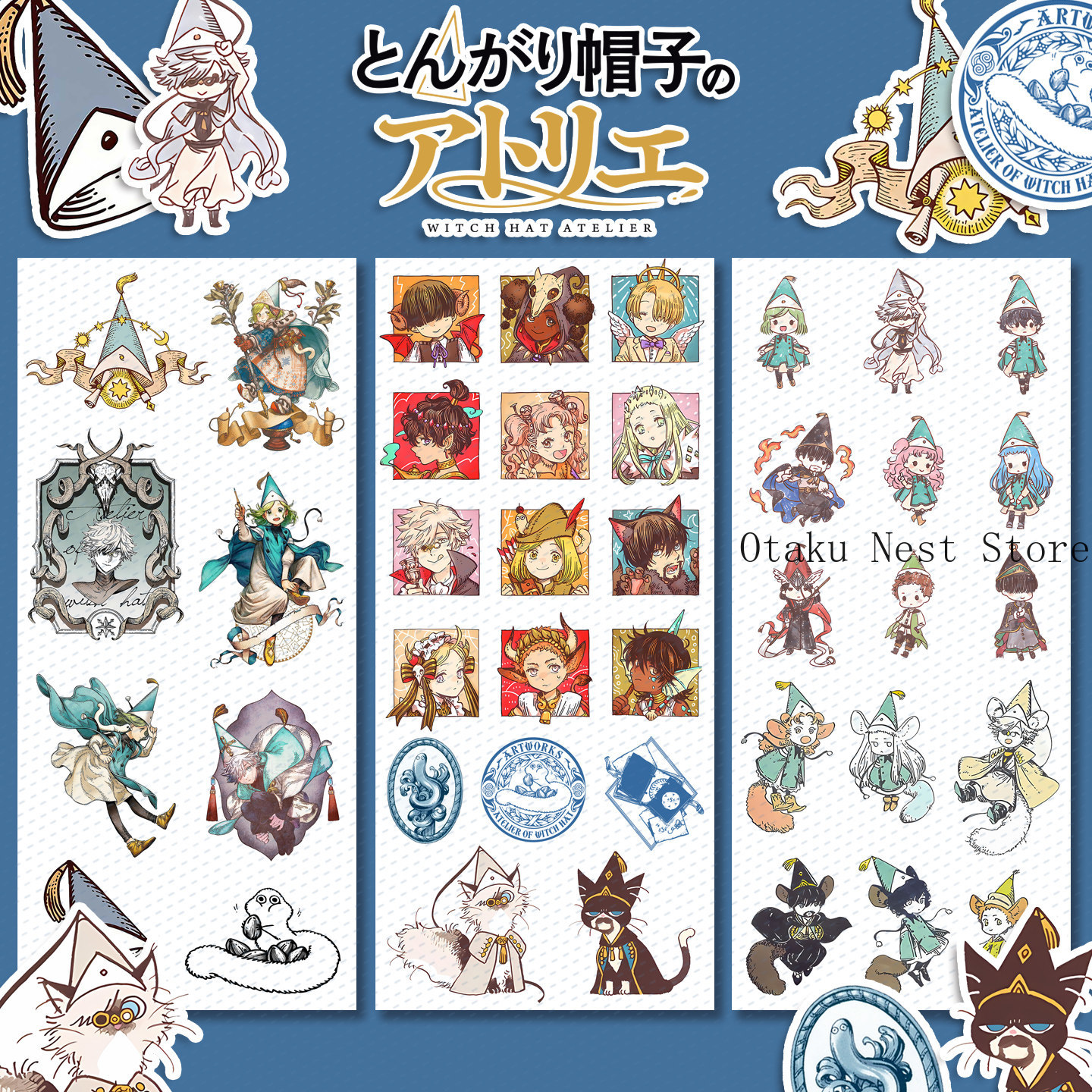 Laptop Accessories For Gift - Adesivo Kawaii Q-version de Anime com