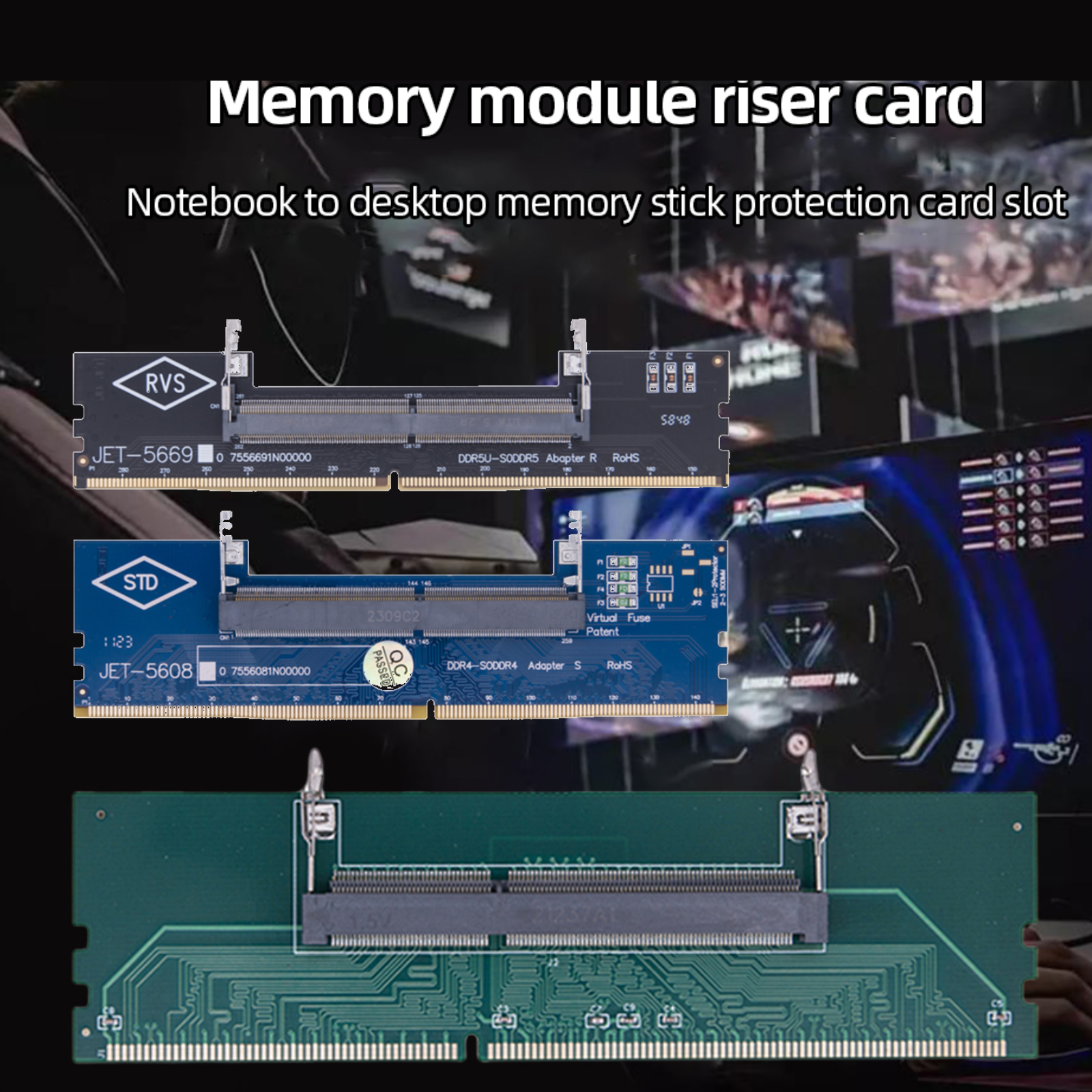Memory Ram Upgrade - Adaptador de Memória RAM de Laptop