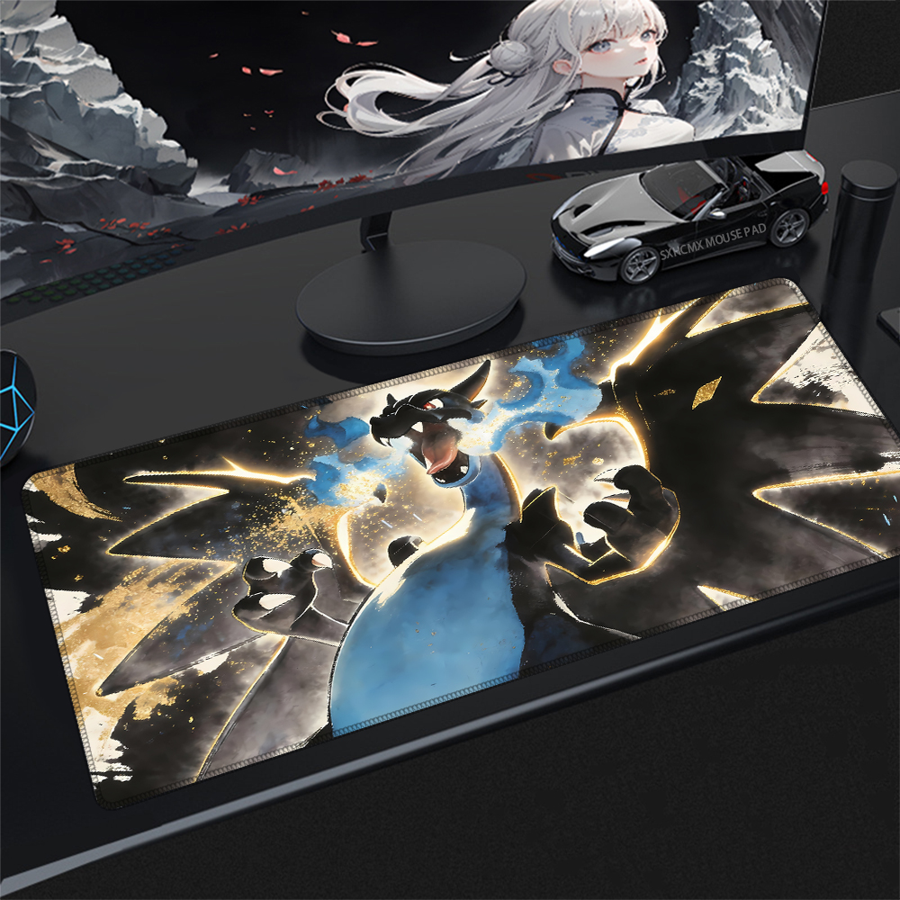 Laptop Accessories For Gift - Mouse Pad Gamer Charizard XXL P-Pokémon,