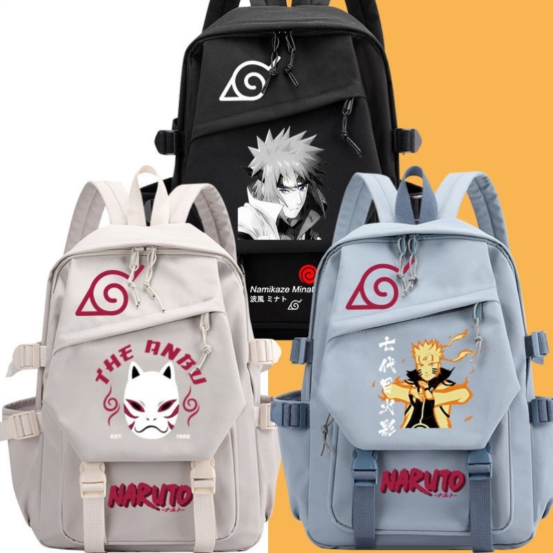Laptop Editing Accessories - Mochila de anime Naruto Sasuke Kakashi