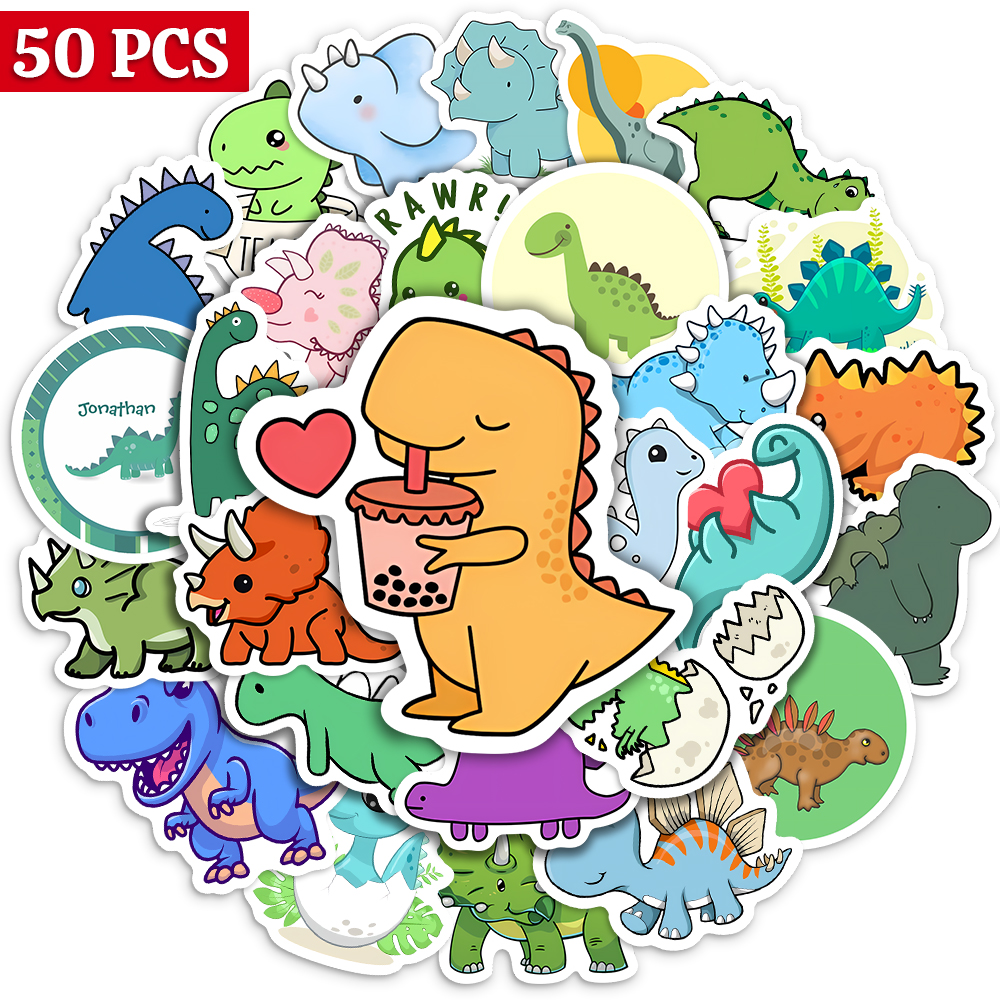 Laptop Accessories Kids - Bonito Adorável dinossauro Adesivos Kawaii Animal