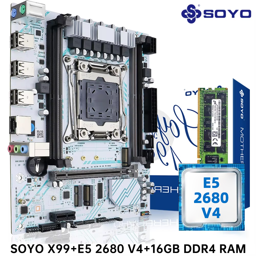 Memory Ram Upgrade - Soyo x99 placa-mãe lga 2011-3 conjunto