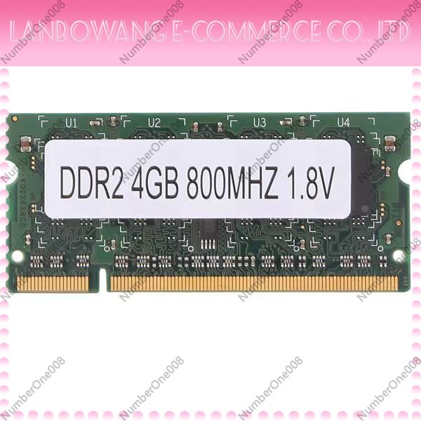 Memory Ram Upgrade - Memória para Laptop 4GB DDR2 800MHz