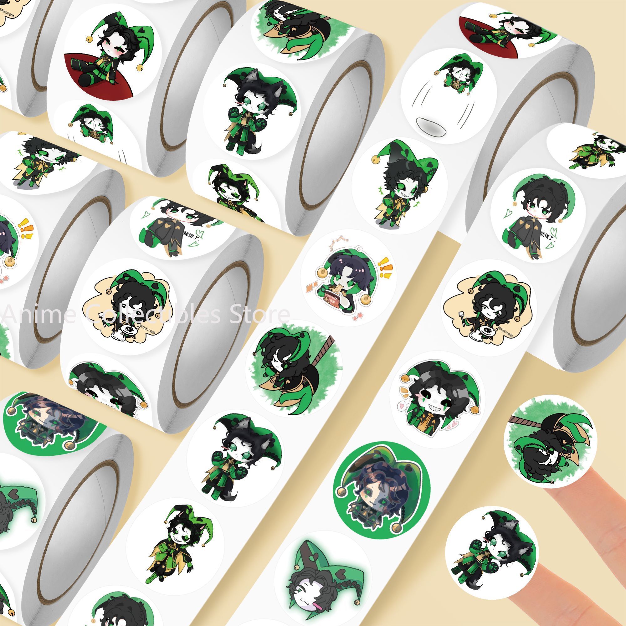 Laptop Accessories For Gift - 500 unidades/rolo Anime The Freak Circus