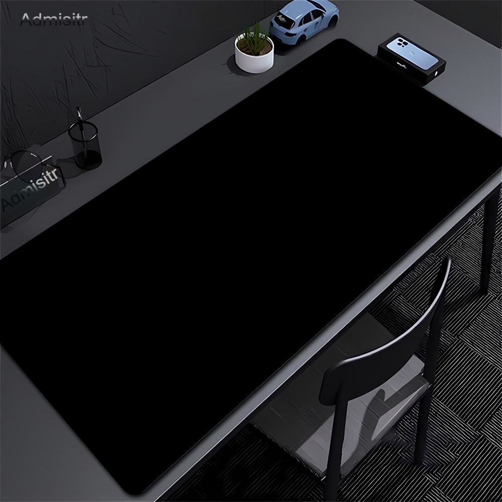 Laptop Accessories For Protection - Grande preto mouse pad cor sólida