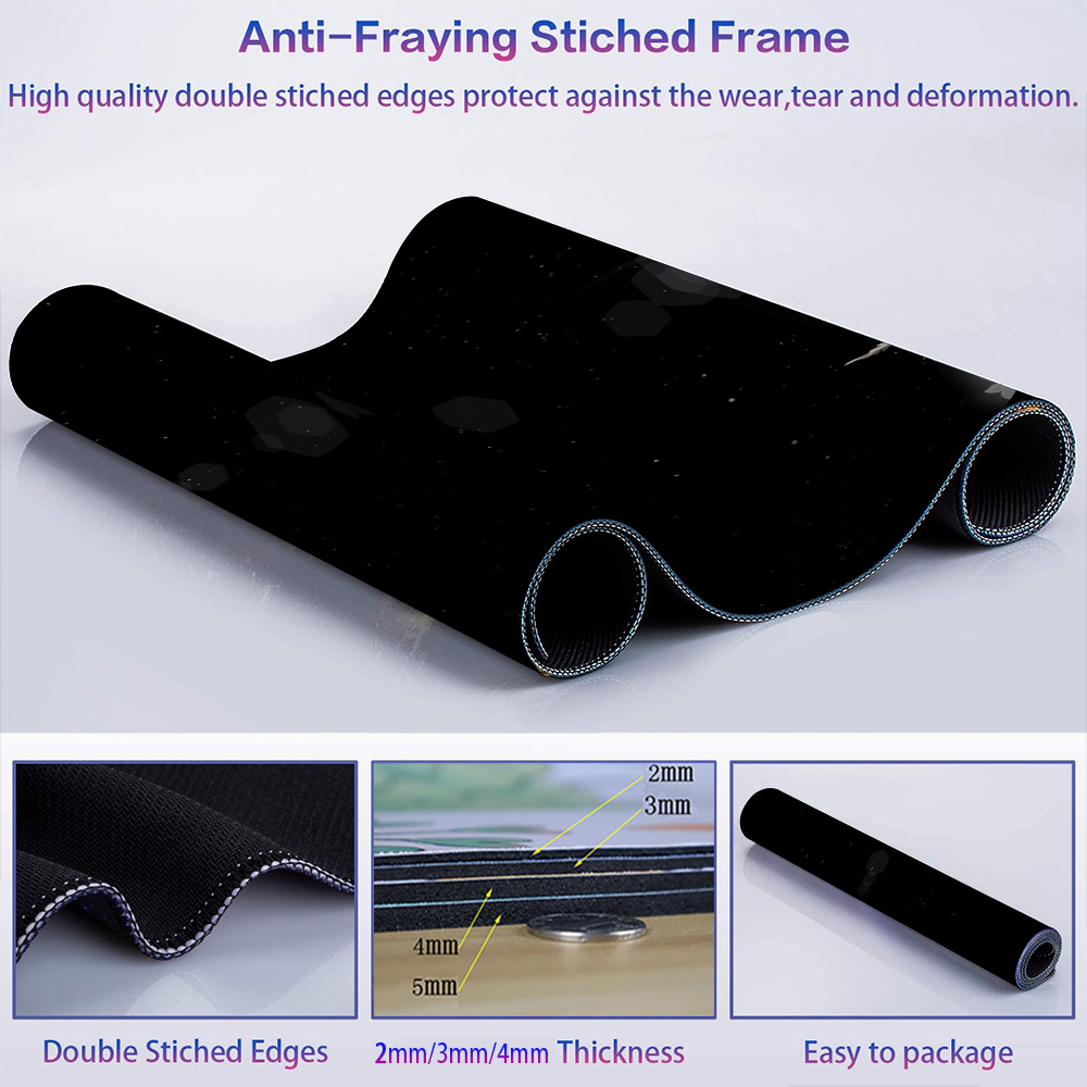 Preto Mausepad Art Table Mouse - Laptop Accessories For Protection avaliação e preço