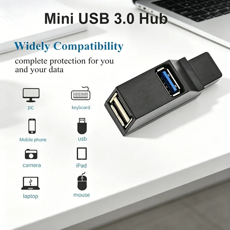 Hub USB 3.0 2.0 Rotativo com 3 - Laptop Accessories Price avaliação e preço