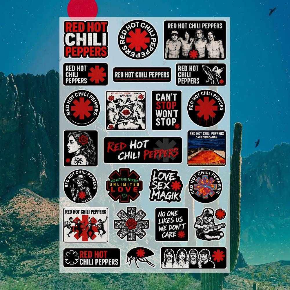 Adesivo de Vinil Red Hot Chili - Laptop Accessories Wallpaper avaliação e preço