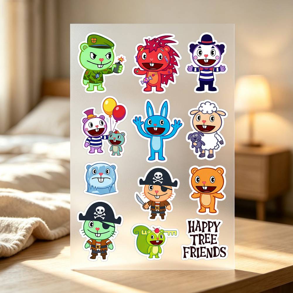 Adesivos Happy T-ree F-rien-ds - Laptop Accessories Wallpaper avaliação e preço