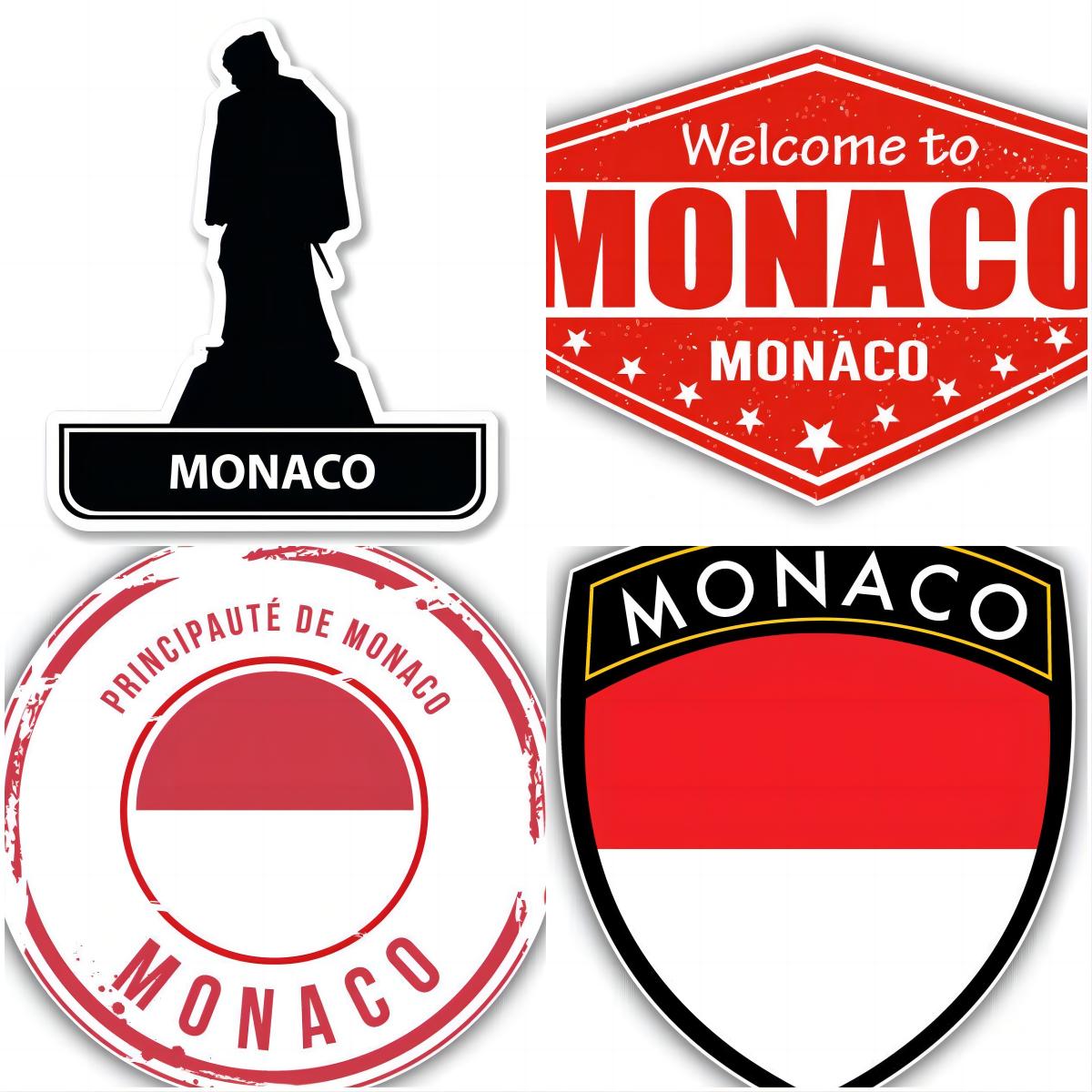 Bandeira de Mônaco Vinyl Decal - Laptop Accessories Kids avaliação e preço