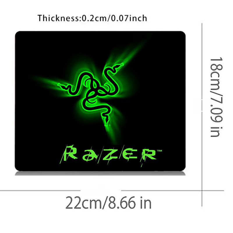 Razer moda pequena mouse pad a - Laptop Accessories For Gaming avaliação e preço