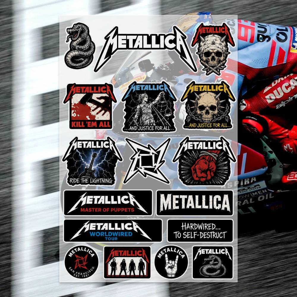 Adesivos M-Metallica para Moto - Laptop Accessories Wallpaper avaliação e preço