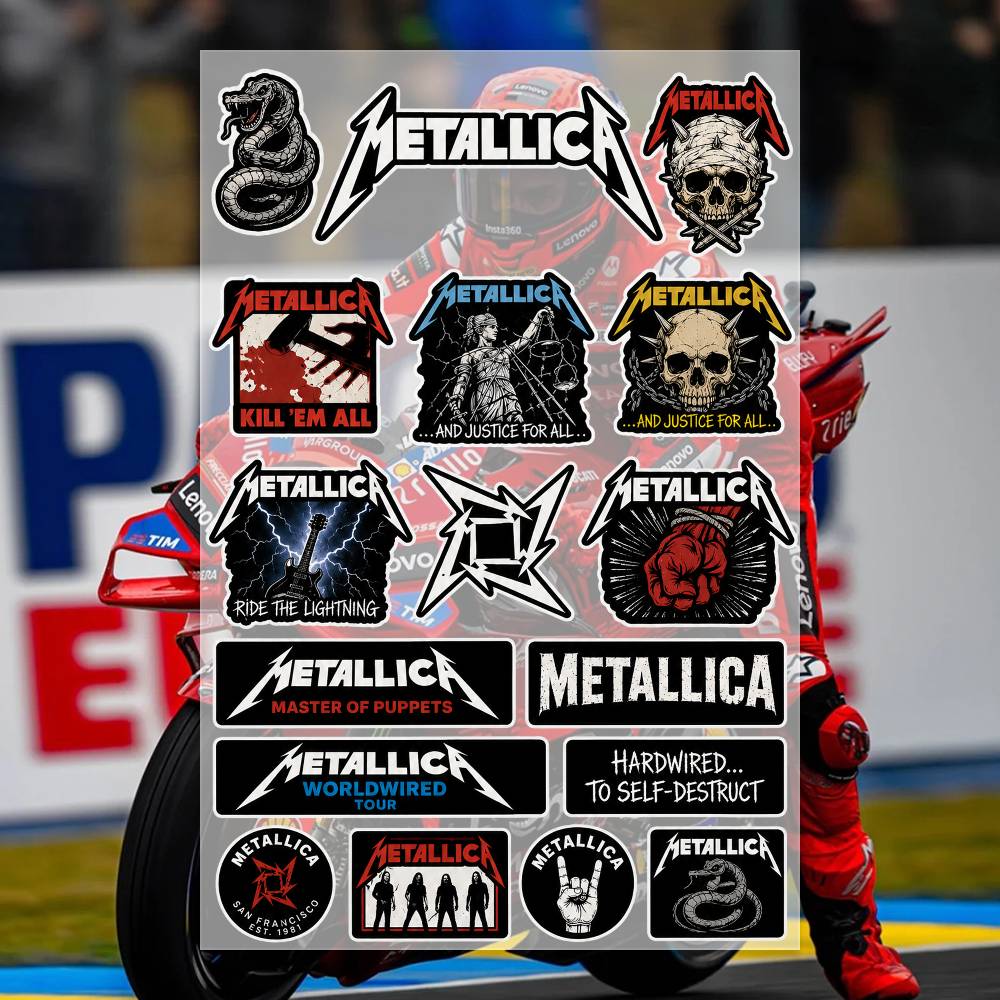 Adesivos M-Metallica para Moto - Laptop Accessories Wallpaper avaliação e preço
