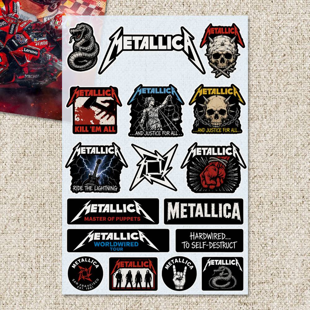 Adesivos M-Metallica para Moto - Laptop Accessories Wallpaper avaliação e preço