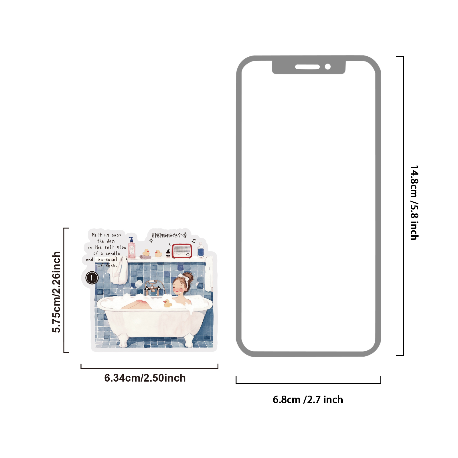 Adesivos da Série Etori Life H - Laptop Accessories For Gift avaliação e preço