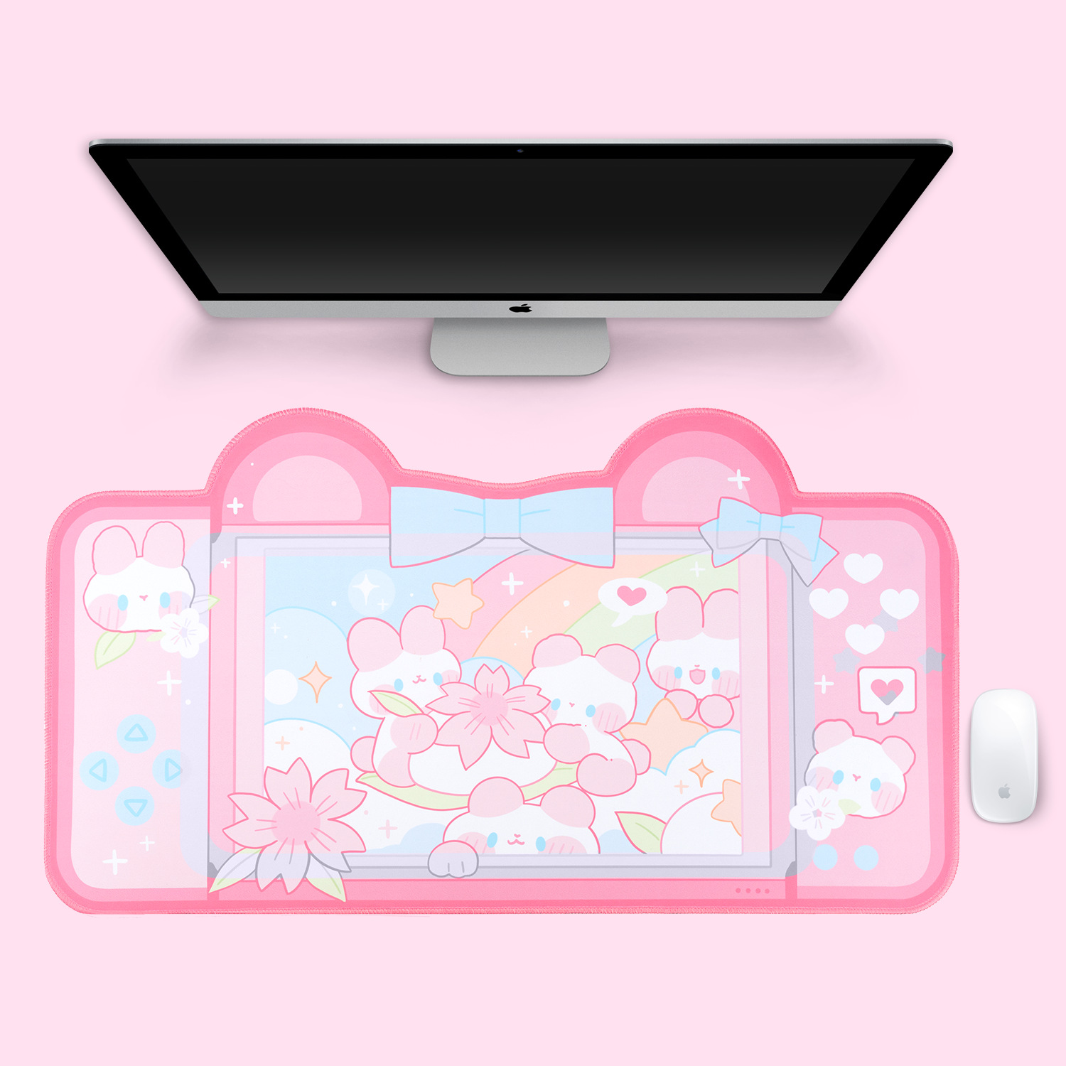 Extra grande kawaii gaming mou - Laptop Accessories For Gaming avaliação e preço