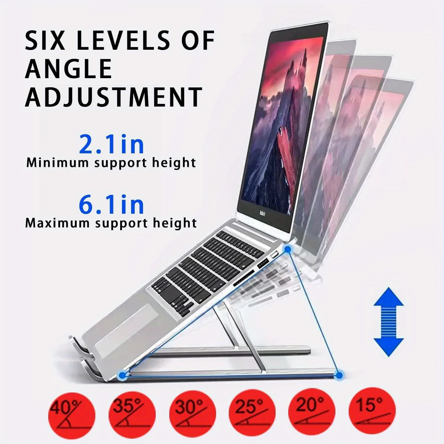 Suporte para laptop de alumíni - Laptop Accessories Gadgets avaliação e preço