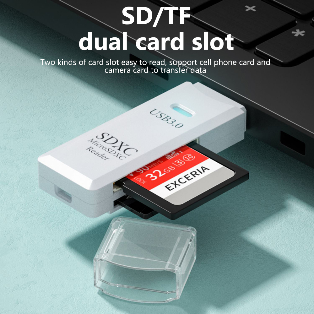 Leitor de cartão usb 3.0 2 em  - Laptop Accessories Gadgets avaliação e preço