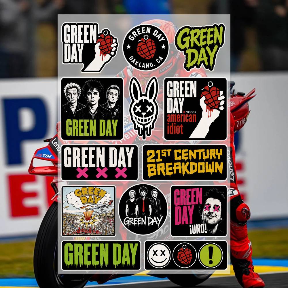 Adesivos G-Green Day para Moto - Laptop Accessories Wallpaper avaliação e preço