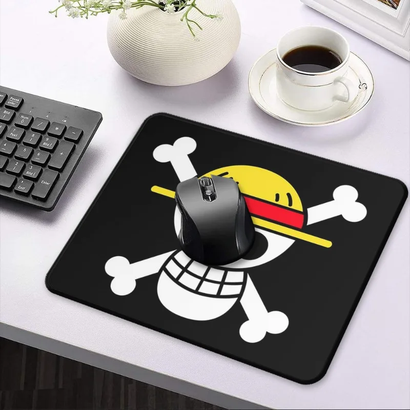 Mouse pad de caveira luffy, pe - Laptop Accessories For Gift avaliação e preço