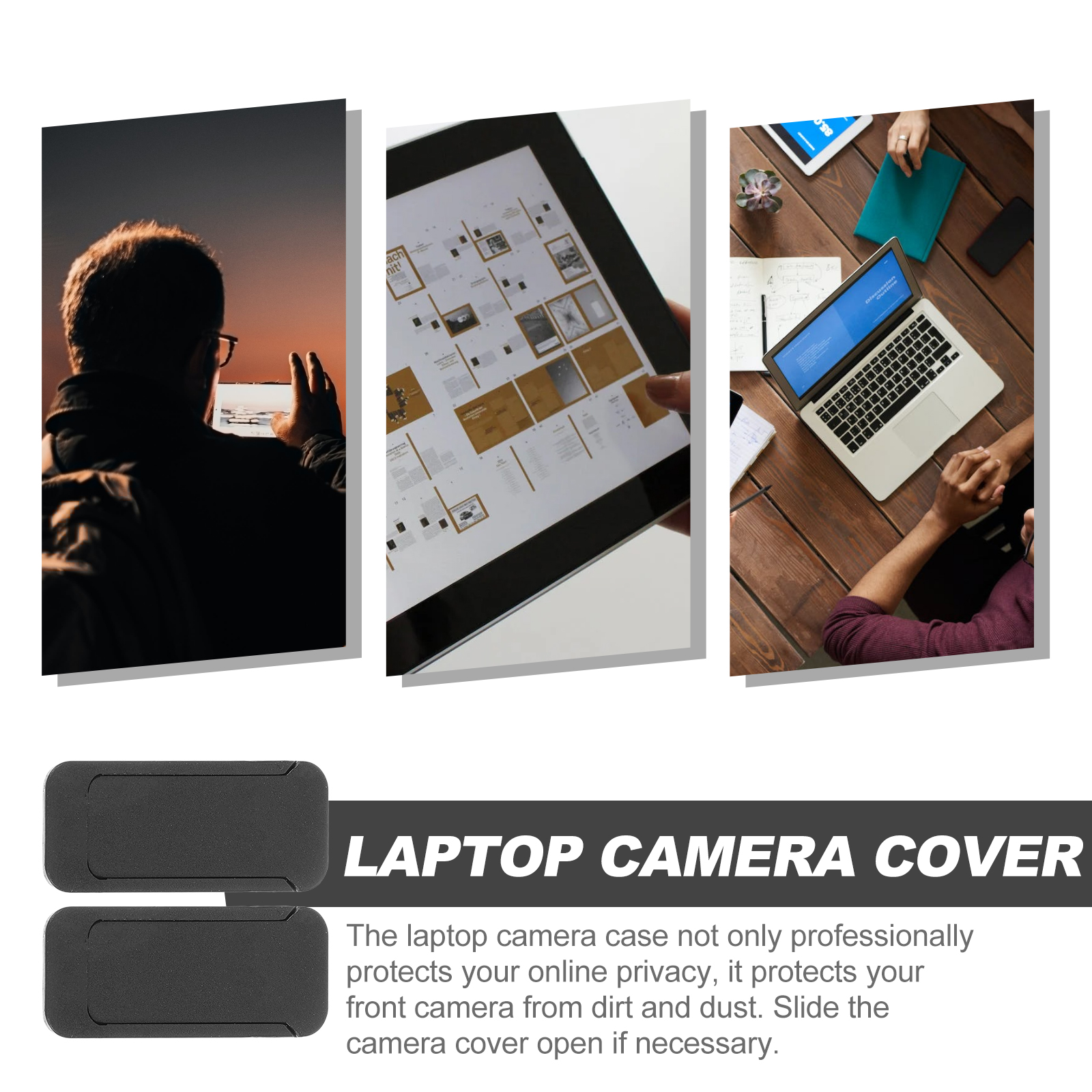 Preto webcam privacidade lente - Laptop Accessories Price avaliação e preço