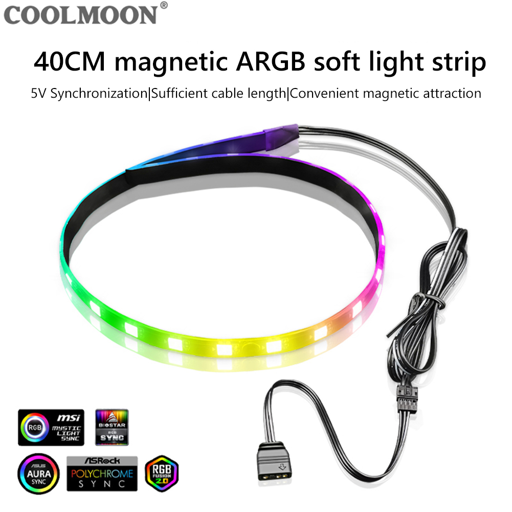 Coolmoon CM-LS40 5v argb pc ca - Laptop Accessories Gadgets avaliação e preço
