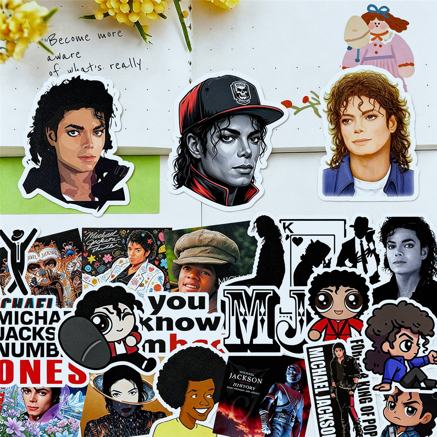 Coleção de Mini Adesivos MJ Mi - Laptop Accessories For Gift avaliação e preço