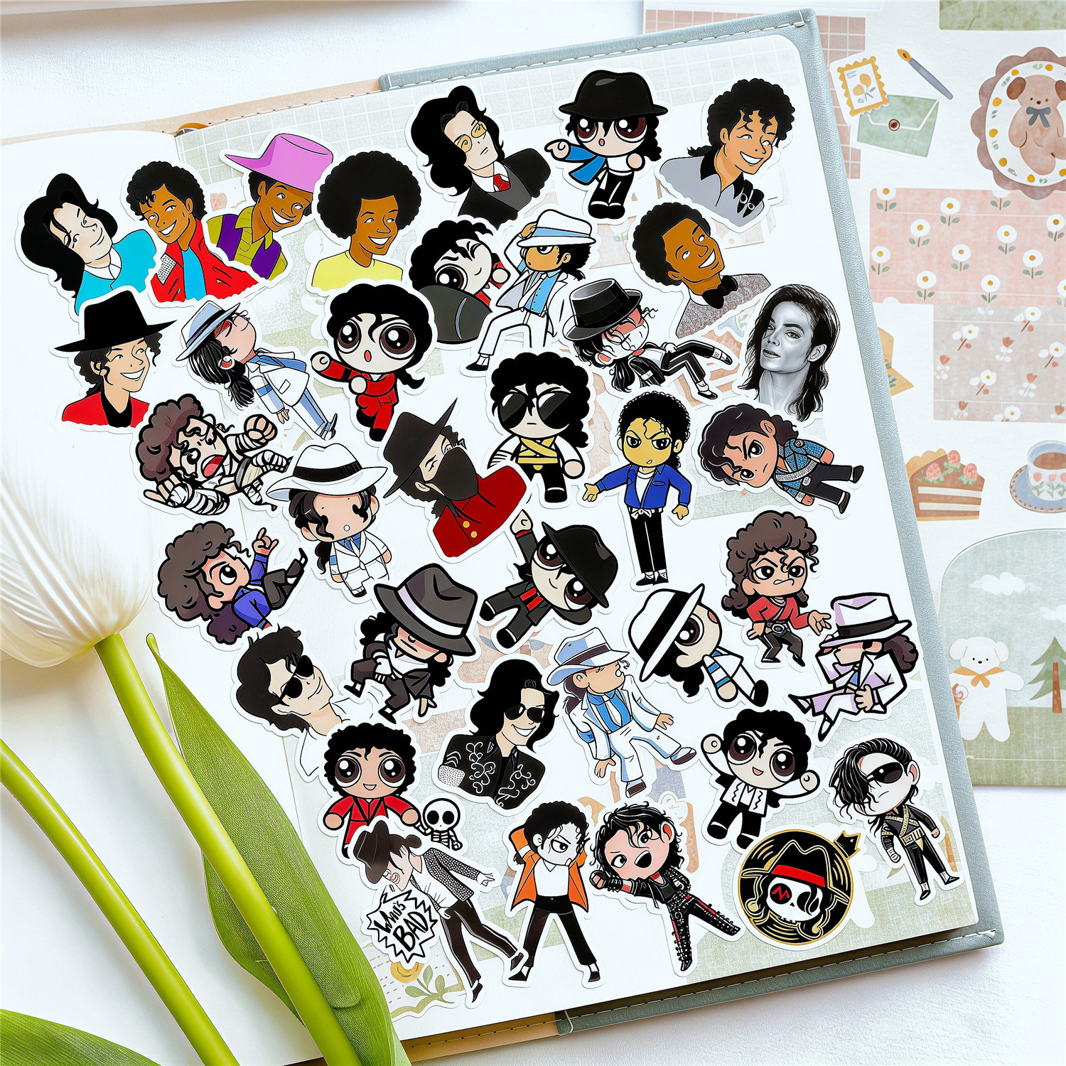Coleção de Mini Adesivos MJ Mi - Laptop Accessories For Gift avaliação e preço